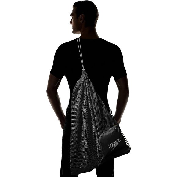 Unisex Adult Speedo Black Ventilator Mesh Equipment Bag main image 10
